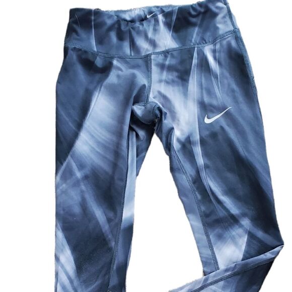 Nike Gray & Black Watercolor Leggings - Picture 6 of 6